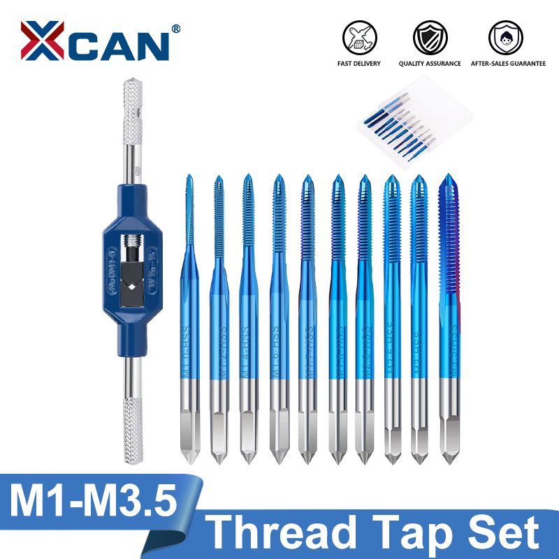 Cnc Router Bit - XCAN Thread Tap 10pcs M1-M3.5 HSS