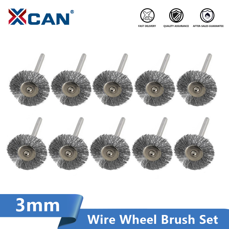 Cnc Router Bit - XCAN Wheel Brush Kit 10pcs 22mm