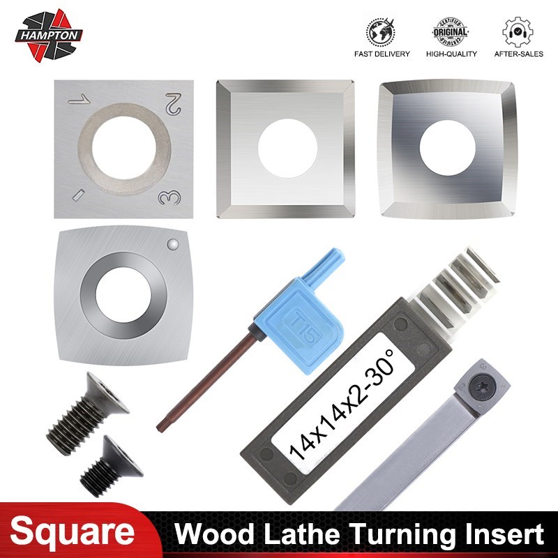 Cnc Router Bit - Wood Lathe Turning Tool Square Carbide