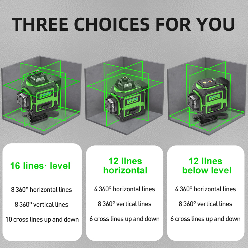 16-Line 360 Degree Green Beam  - Industrial Laser Supply ulasan dan harga