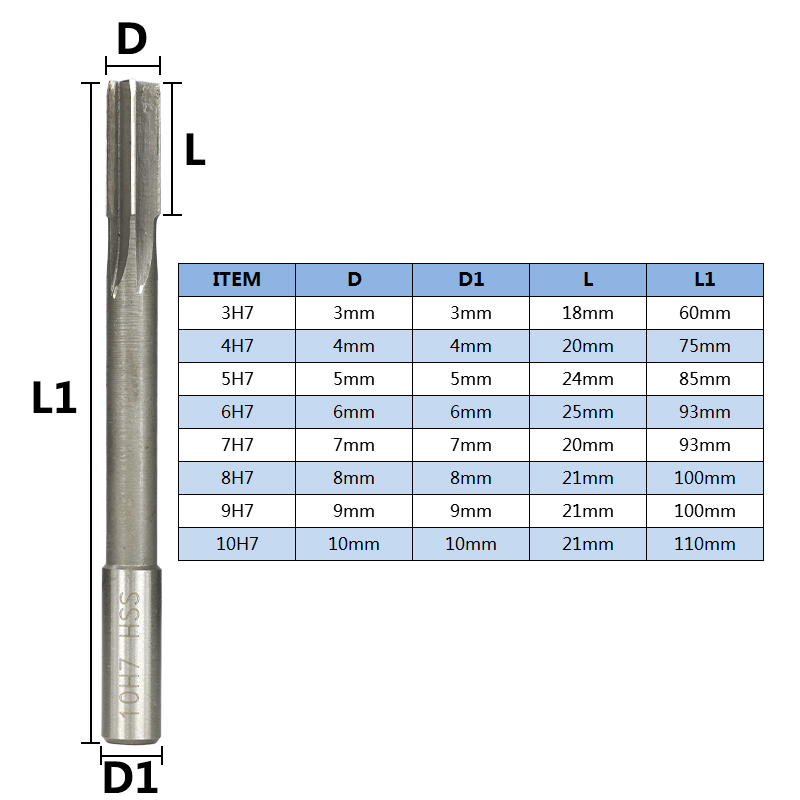 2-12mm Machine Reamer Set H7 H - Cnc Router Bit ulasan dan harga