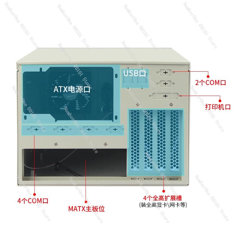 4-Slot Industrial Control Chas - Industrial Laser Supply ulasan dan harga